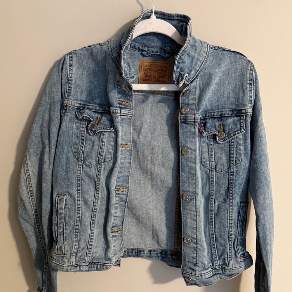 Levi's Faded Blue Denim Jacket - Juniors